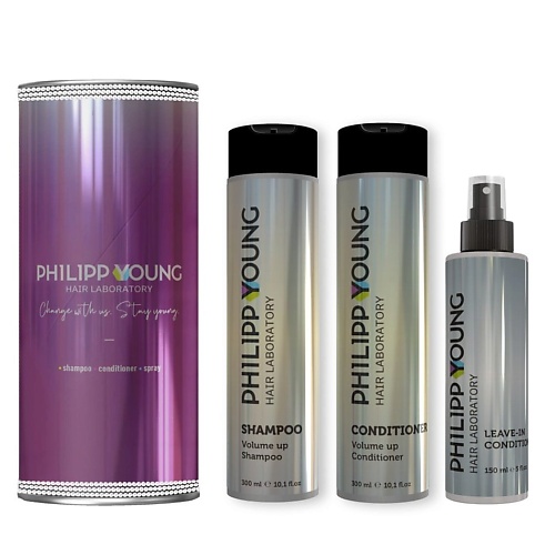 

PHILIPP YOUNG Подарочный набор-тубус для объема волос VOLUME UP, Подарочный набор-тубус для объема волос VOLUME UP