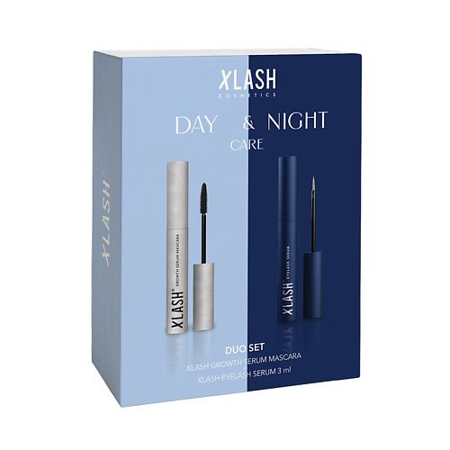 

XLASH COSMETICS XLASH cosmetics Набор-дуэт DAY & NIGHT CARE DUO SET: термотушь и сыворотка для роста ресниц, XLASH cosmetics Набор-дуэт DAY & NIGHT CARE DUO SET: термотушь и сыворотка для роста ресниц