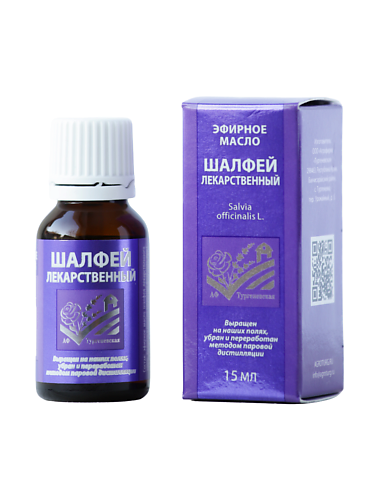 

АФ ТУРГЕНЕВСКАЯ 100% эфирное масло Шалфей Лекарственный 15, 100% эфирное масло Шалфей Лекарственный