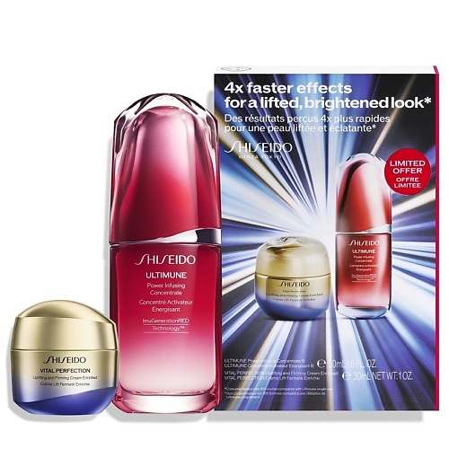 

SHISEIDO Набор Защита + лифтинг Ultimune + Vital Perfection, Набор Защита + лифтинг Ultimune + Vital Perfection