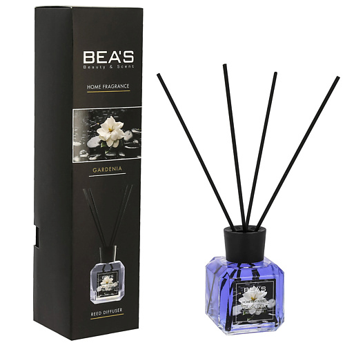 

BEAS Диффузор для дома Reed Diffuser Гардения 120.0, Диффузор для дома Reed Diffuser Гардения