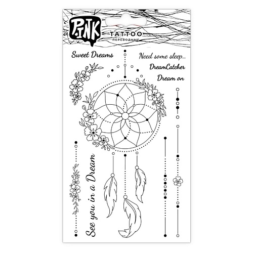 

P.INK Наклейки-тату переводные Ловец снов, Наклейки-тату переводные Ловец снов