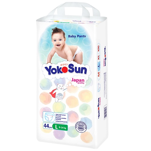 

YOKOSUN Подгузники-Трусики L (9-14 кг) 44.0, Подгузники-Трусики L (9-14 кг)