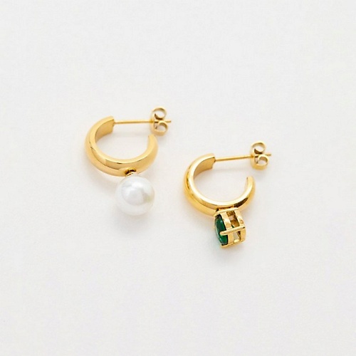 

PABUR Серьги GREEN PEARL, Серьги GREEN PEARL