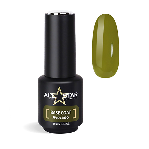 ALL STAR PROFESSIONAL Пластичная цветная база для ногтей BASE COAT Red 450₽