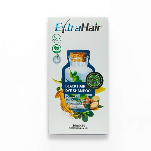 

EXTRAHAIR Шампунь красящий от седых волос, Шампунь красящий от седых волос