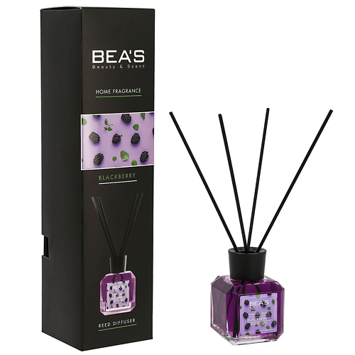 

BEAS Диффузор для дома Reed Diffuser Blackberry - Ежевика 120.0, Диффузор для дома Reed Diffuser Blackberry - Ежевика