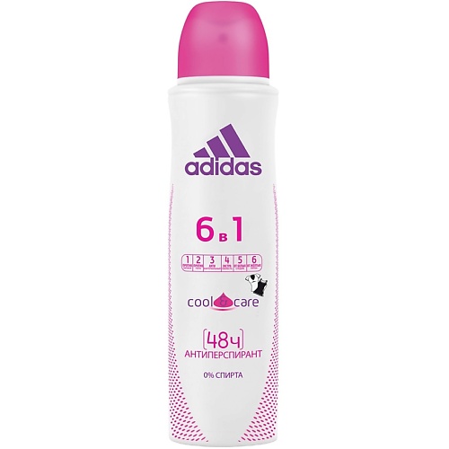 

ADIDAS Дезодорант-спрей Cool&Care 6 In 1 150, Дезодорант-спрей Cool&Care 6 In 1