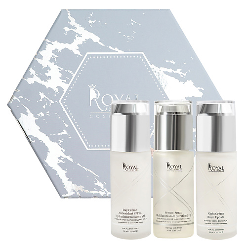 

ROYAL SAMPLES Косметический набор Perfect Skin 24/7 (крем ночной+крем дневной SPF 20 + сыворотка), Косметический набор Perfect Skin 24/7 (крем ночной+крем дневной SPF 20 + сыворотка)