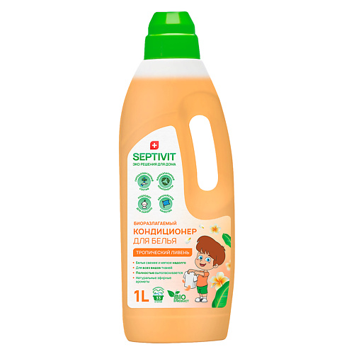 

SEPTIVIT Кондиционер для белья Тропический ливень 1000, Кондиционер для белья Тропический ливень