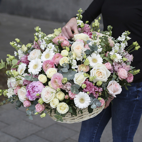 

FLORPRO Корзина с цветами «Эммануэль», Корзина с цветами «Эммануэль»