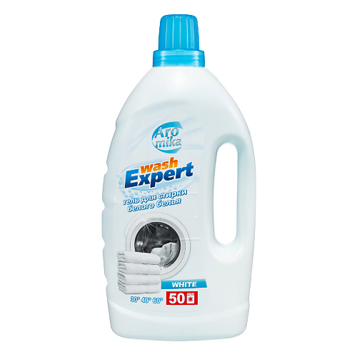 

AROMIKA Гель для стирки белого белья Wash Expert White 2000.0, Гель для стирки белого белья Wash Expert White