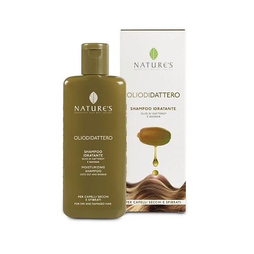 

NATURE'S HARMONY AND WELLBEING Шампунь для волос увлажняющий Olio di dattero 200.0, Шампунь для волос увлажняющий Olio di dattero
