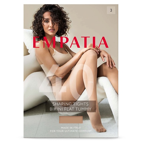 EMPATIA Моделирующие колготки с утяжкой в виде трусиков бикини и плоским животиком плотностью 40 ден