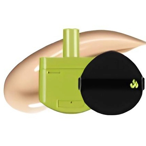 UNLEASHIA Рефилл для кушона  + спонж Satin Wear Healthy-Green Cushion RE-FEEL(+ Puff)
