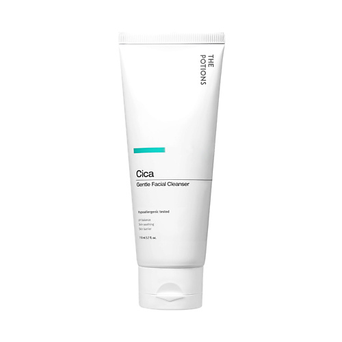 

THE POTIONS Средство для лица очищающее с экстрактом центеллы азиатской Cica Gentle Facial Cleanser, Средство для лица очищающее с экстрактом центеллы азиатской Cica Gentle Facial Cleanser