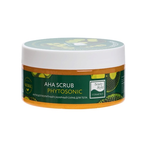 

BEAUTY STYLE Антицеллюлитный сахарный скраб для тела "AHA Scrub Phytosoniс" 200.0, Антицеллюлитный сахарный скраб для тела "AHA Scrub Phytosoniс"