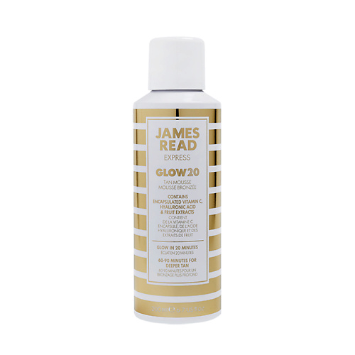 Мусс-автозагар для тела JAMES READ Self Tan Мусс для быстрого загара MOUSSE GLOW 20