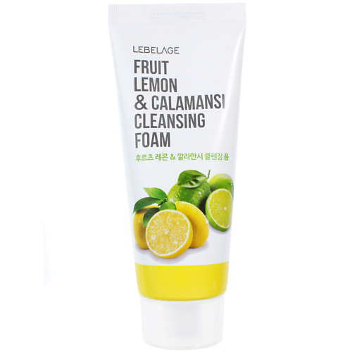 

LEBELAGE Пенка для умывания с Лимоном и Каламондином Cleansing Foam Lemon&Calamansi 100.0, Пенка для умывания с Лимоном и Каламондином Cleansing Foam Lemon&Calamansi