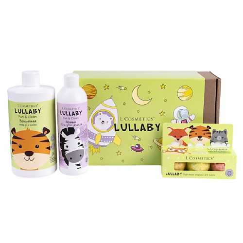 Уход за кожей для детей LCOSMETICS Подарочный набор LULLABY  Мыльные приключения