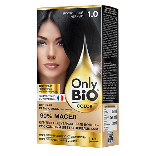 

ONLY BIO Стойкая крем-краска для волос, Стойкая крем-краска для волос