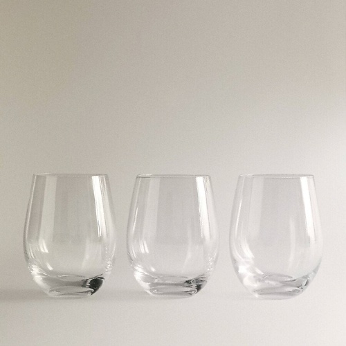 

ZARA HOME Упаковка стеклянных стаканов округлой формы, Упаковка стеклянных стаканов округлой формы