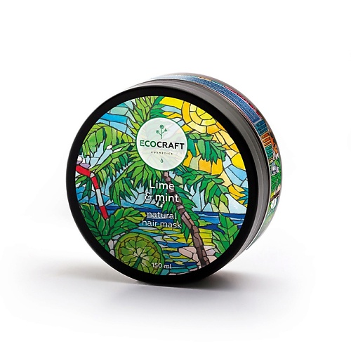 

ECOCRAFT Маска для укрепления волос Лайм и мята Lime & Mint Natural Hair Mask 150, Маска для укрепления волос Лайм и мята Lime & Mint Natural Hair Mask