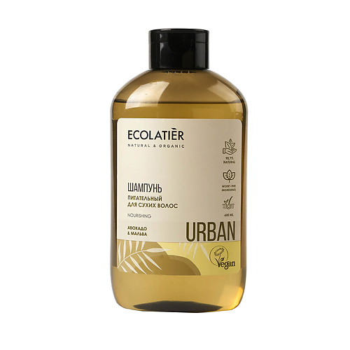 

ECOLATIER Шампунь Питательный для сухих волос авокадо & мальва 600.0, Шампунь Питательный для сухих волос авокадо & мальва