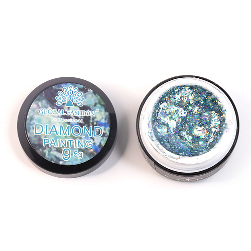 

GLOBAL FASHION Глиттер гель New Diamond painting gel 02, Глиттер гель New Diamond painting gel 02