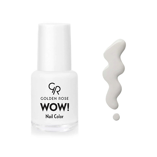 GOLDEN ROSE Лак для ногтей WOW! Nail Color Clear 6