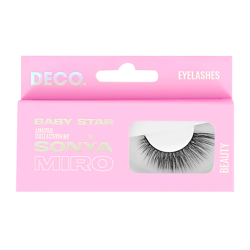 

DECO. Накладные ресницы BABY STAR BY SONYA MIRO тон boujee, Накладные ресницы BABY STAR BY SONYA MIRO тон boujee