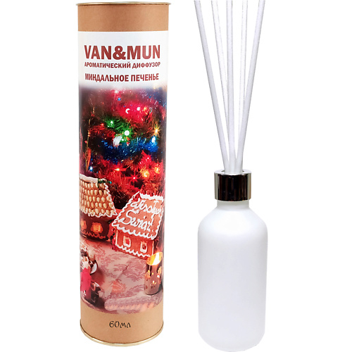 VAN&MUN Ароматический диффузор Миндальное печенье с палочками 60.0