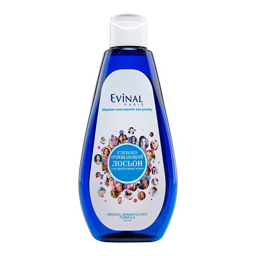 Лосьоны для лица EVINAL Глубоко очищающий лосьон для проблемной кожи 200.0