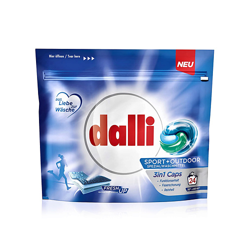 

DALLI Капсулы для стирки Sport&Outdoor 24.0, Капсулы для стирки Sport&Outdoor