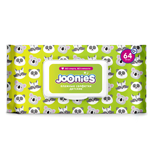 

JOONIES Салфетки влажные детские c алоэ 64.0, Салфетки влажные детские c алоэ