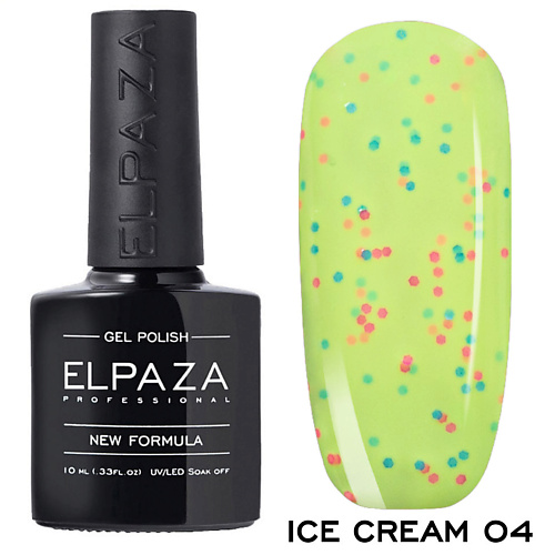 

ELPAZA PROFESSIONAL Гель-лак для ногтей ICE CREAM, Гель-лак для ногтей ICE CREAM