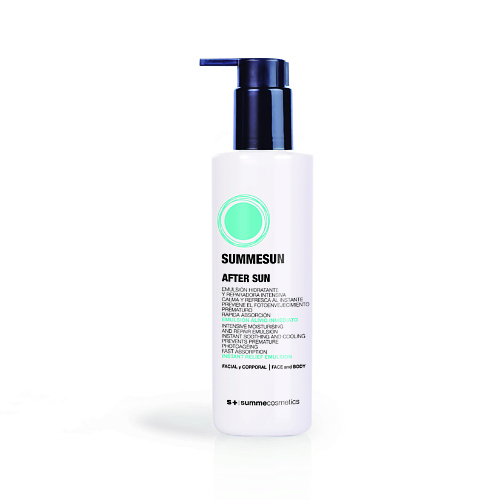 Средства после загара S+ SUMMECOSMETICS Эмульсия для кожи лица и тела после загара AFTER SUN INSTANT RELIEF EMULSION 200.0