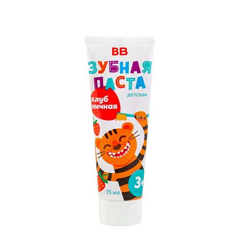 

ВКУСВИЛЛ Детская зубная паста "Клубника" 75, Детская зубная паста "Клубника"