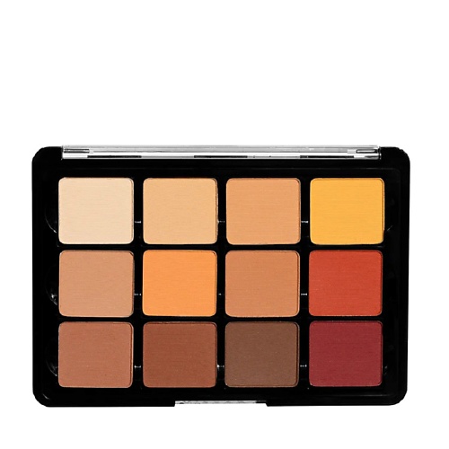 VISEART Палетка матовых теней для век PRO 10 Warm Matte