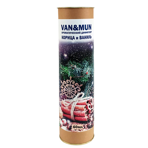 VAN&MUN Ароматический диффузор Корица и ваниль  с палочками 60.0