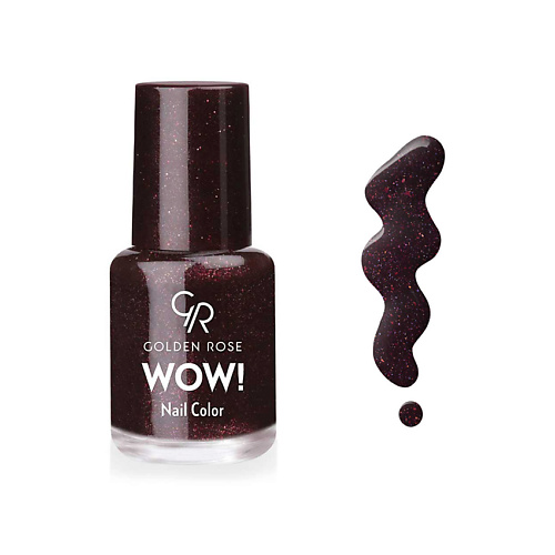 GOLDEN ROSE Лак для ногтей WOW! Nail Color Clear 6
