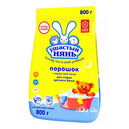 

УШАСТЫЙ НЯНЬ Стиральный порошок Детский 800.0, Стиральный порошок Детский