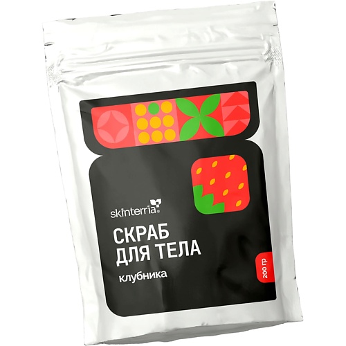 

SKINTERRIA Сахарный антицеллюлитный скраб для тела с маслами, Клубника 200.0, Сахарный антицеллюлитный скраб для тела с маслами, Клубника