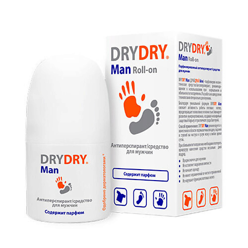 

DRY DRY Дезодорант-антиперспирант Man 50.0, Дезодорант-антиперспирант Man