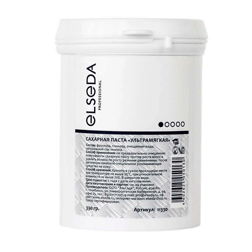 

ELSEDA Сахарная пастa УЛЬТРАМЯГКАЯ 330, Сахарная пастa УЛЬТРАМЯГКАЯ