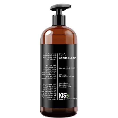 

KIS Curl conditioner - кондиционер для кудрявых волос и волос с химической завивкой 1000.0, Curl conditioner - кондиционер для кудрявых волос и волос с химической завивкой