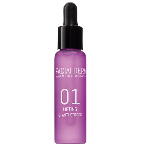 

FACIALDERM Сыворотка-бустер для лица подтягивающая, антистресс 01 Lifting & Anti-Stress Serum Booster, Сыворотка-бустер для лица подтягивающая, антистресс 01 Lifting & Anti-Stress Serum Booster