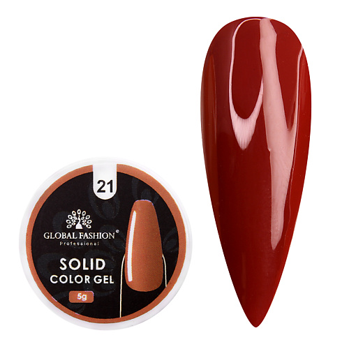 фото Global fashion гель-краска повышенной плотности, solid color gel 04