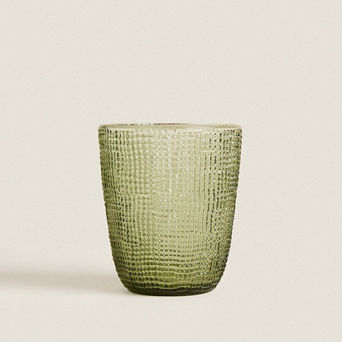 

ZARA HOME Фактурный стеклянный стакан, Фактурный стеклянный стакан