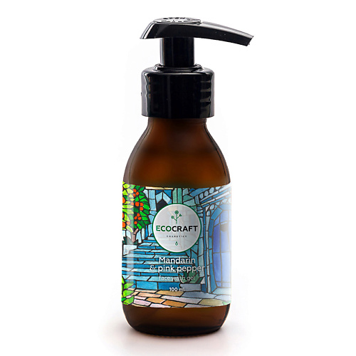 

ECOCRAFT Гель для умывания Мандарин и розовый перец Mandarin & Pink Pepper Face Wash Gel 100, Гель для умывания Мандарин и розовый перец Mandarin & Pink Pepper Face Wash Gel